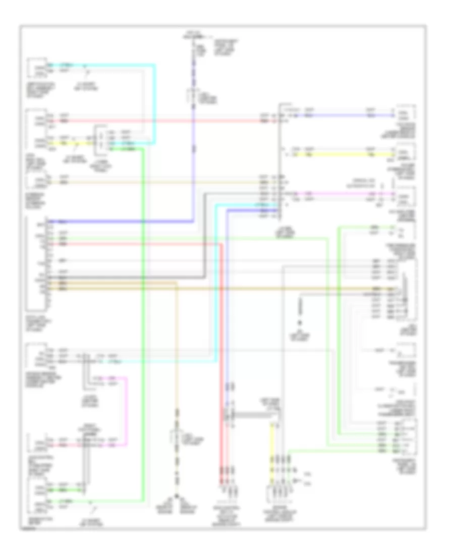 Computer Data Lines Wiring Diagram for Toyota RAV4 Limited 2010
