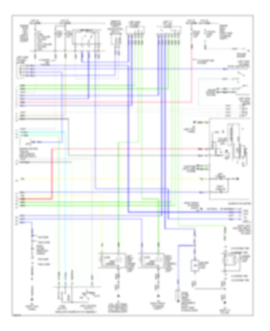 Exterior Lamps Wiring Diagram 2 of 2 for Toyota RAV4 Limited 2010