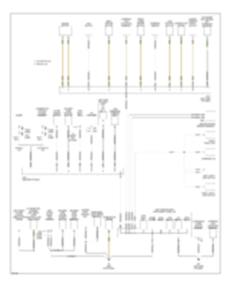 Ground Distribution Wiring Diagram 3 of 4 for Toyota RAV4 Limited 2010