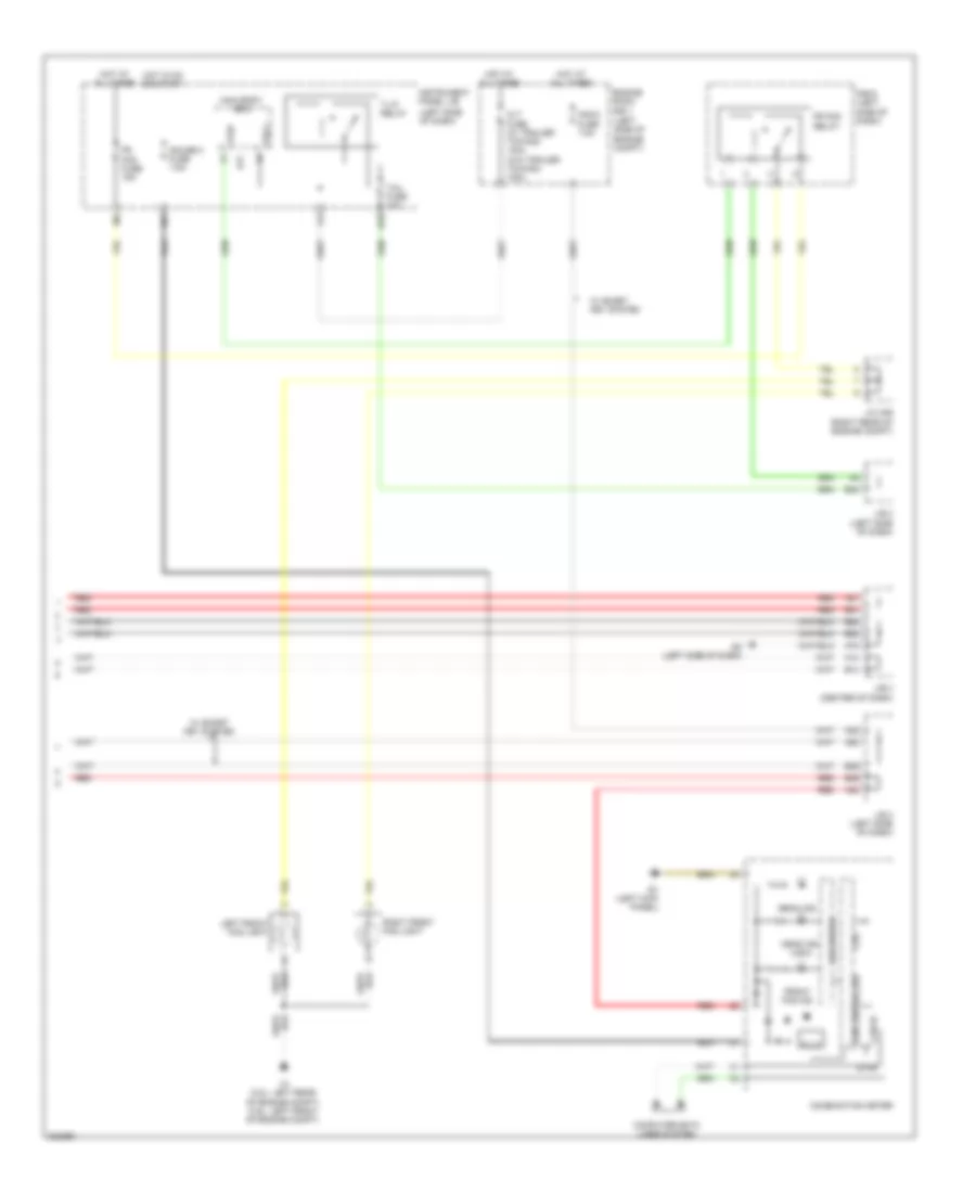 Headlights Wiring Diagram, without DRL (2 of 2) for Toyota RAV4 Limited 2010