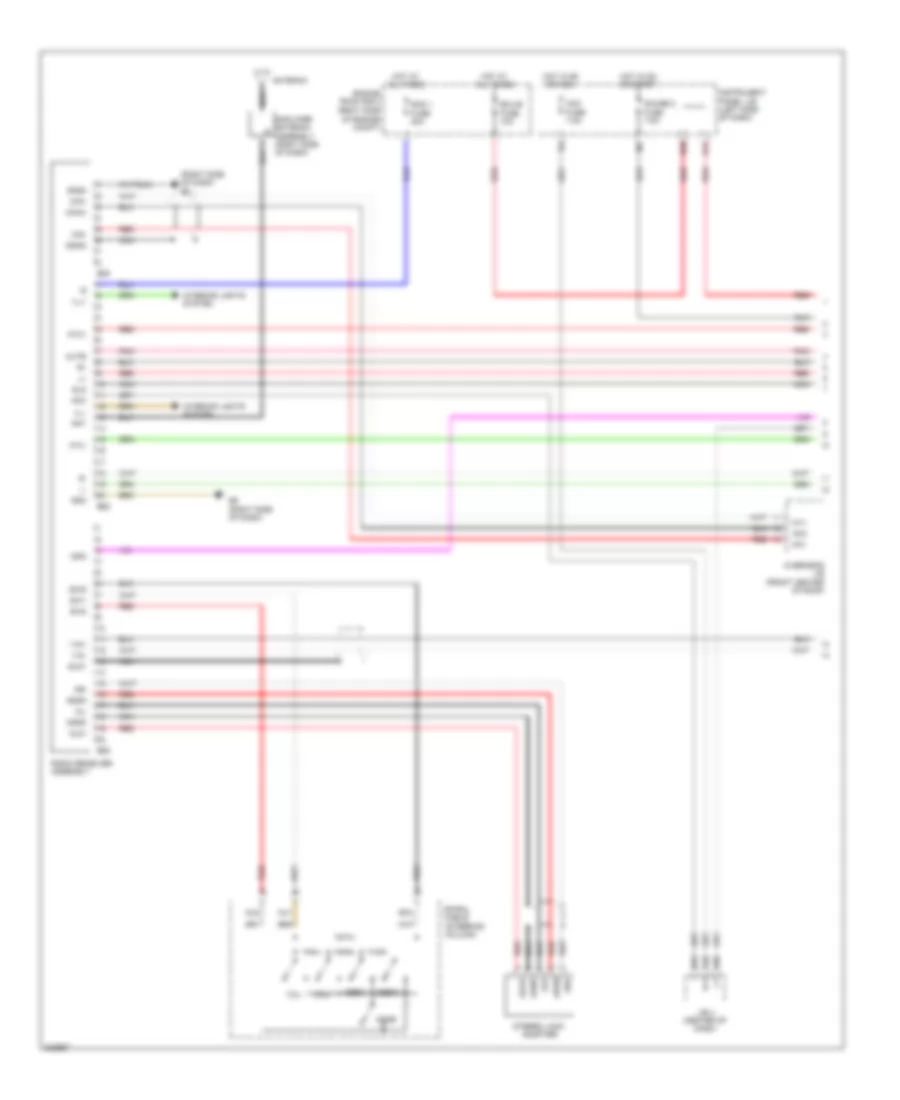 Radio Wiring Diagram with JBL 1 of 2 for Toyota RAV4 Limited 2010