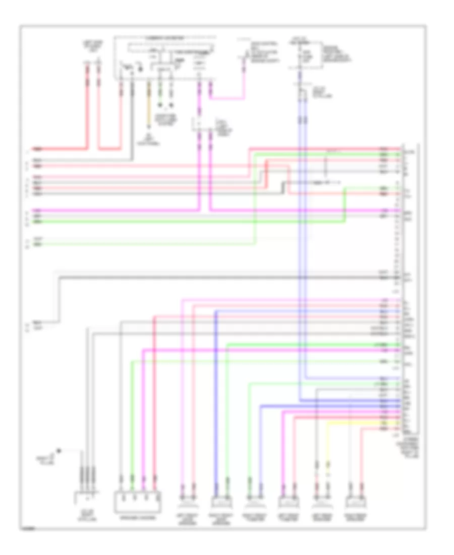 Radio Wiring Diagram, with JBL (2 of 2) for Toyota RAV4 Limited 2010