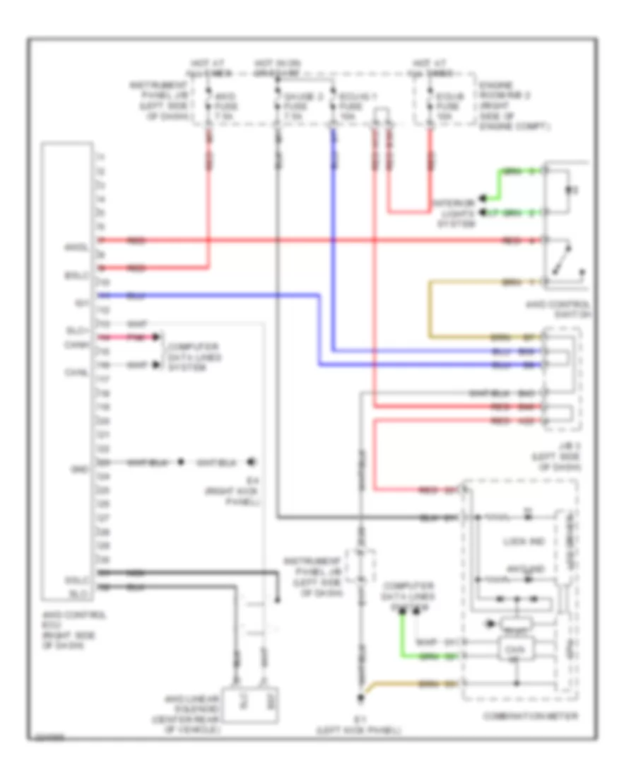 2 5L 4WD Wiring Diagram for Toyota RAV4 Limited 2010