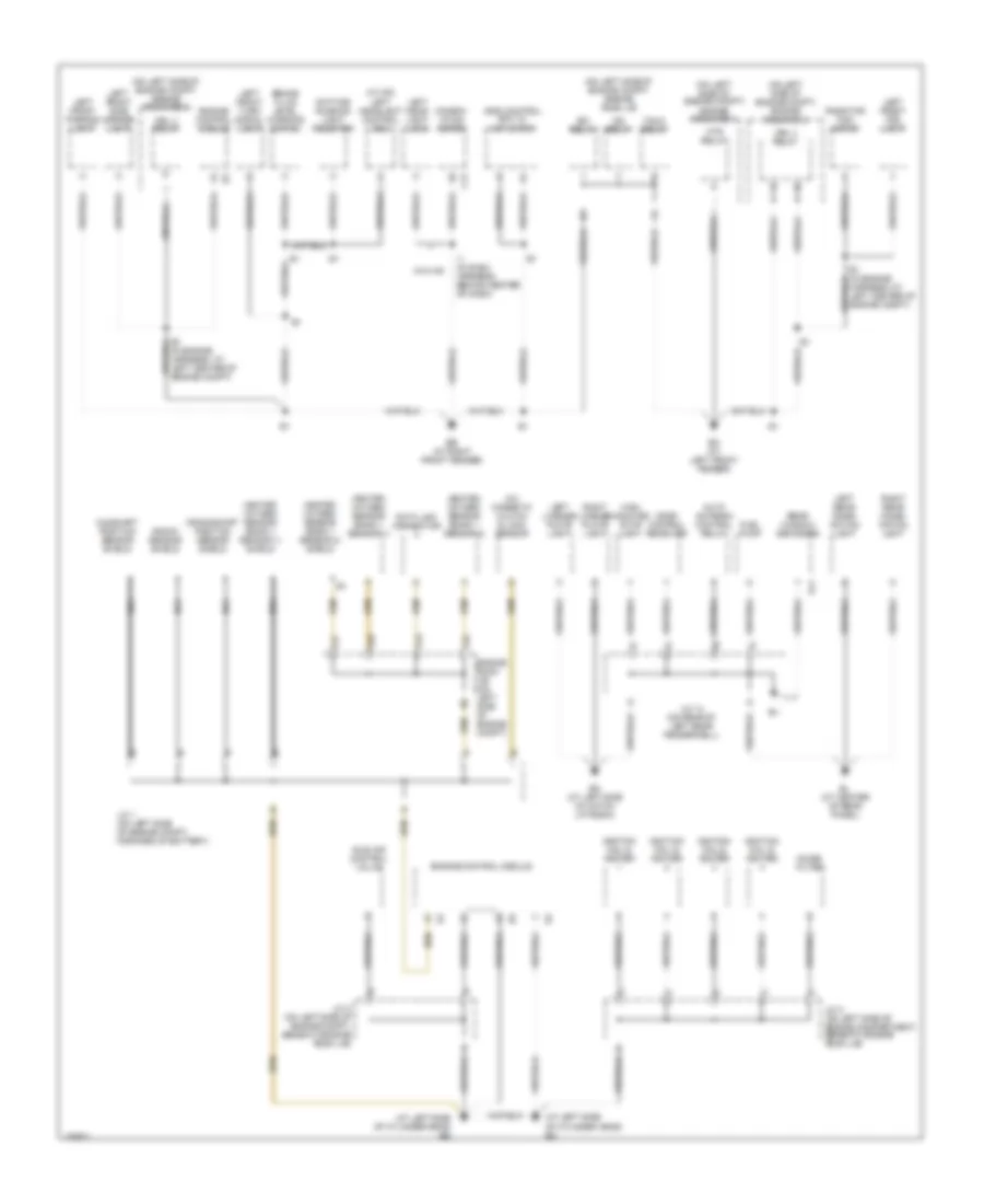 Ground Distribution Wiring Diagram, GT (1 of 2) for Toyota Celica GT 2004