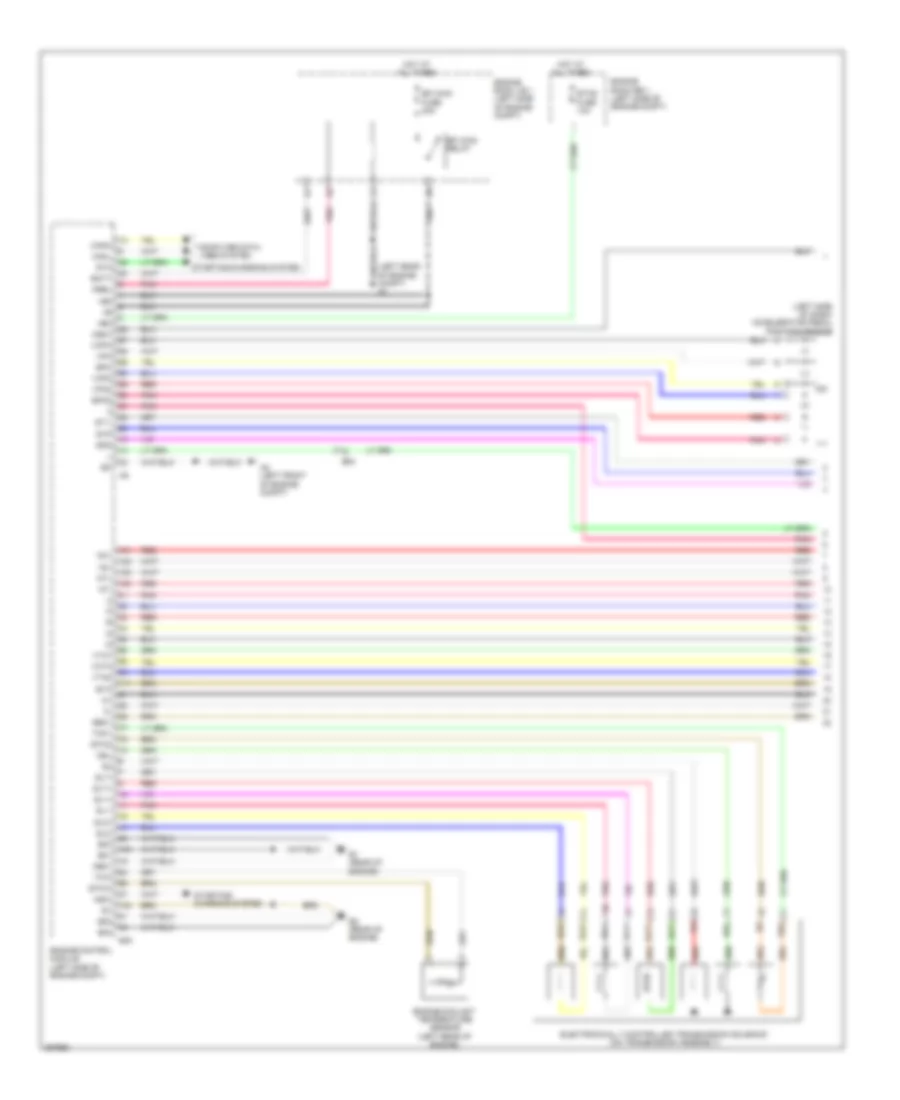 2.5L, AT Wiring Diagram (1 of 2) for Toyota RAV4 EV 2012