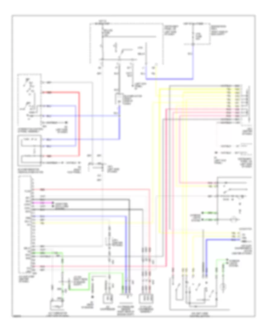 2.5L, Manual AC Wiring Diagram (1 of 2) for Toyota RAV4 EV 2012