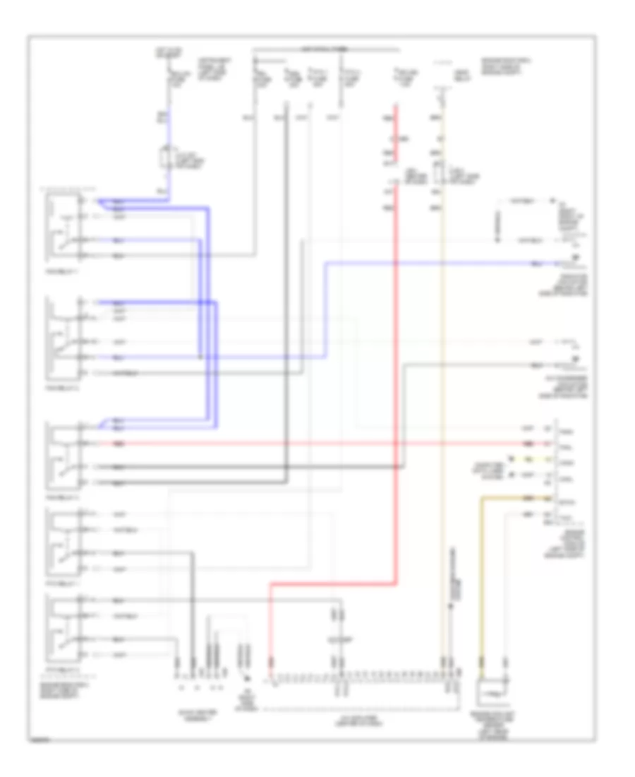 2.5L, Manual AC Wiring Diagram (2 of 2) for Toyota RAV4 EV 2012