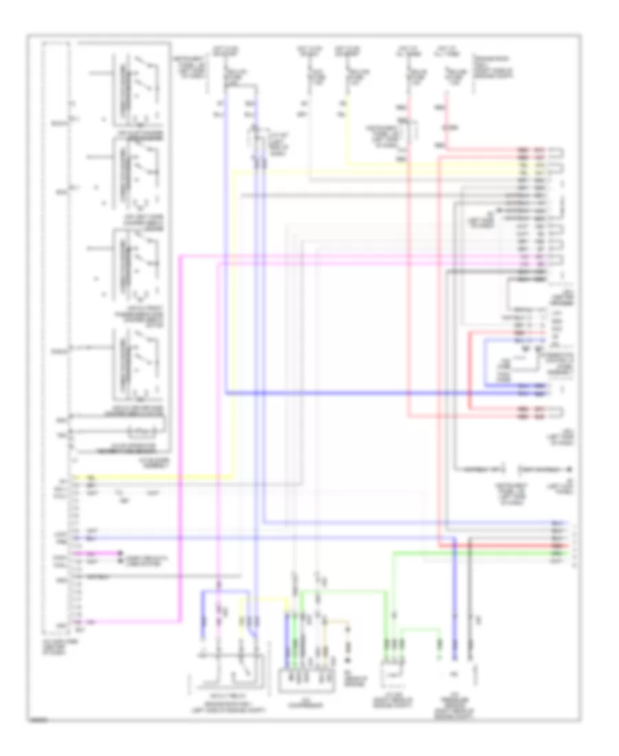 3.5L, Automatic AC Wiring Diagram (1 of 2) for Toyota RAV4 EV 2012