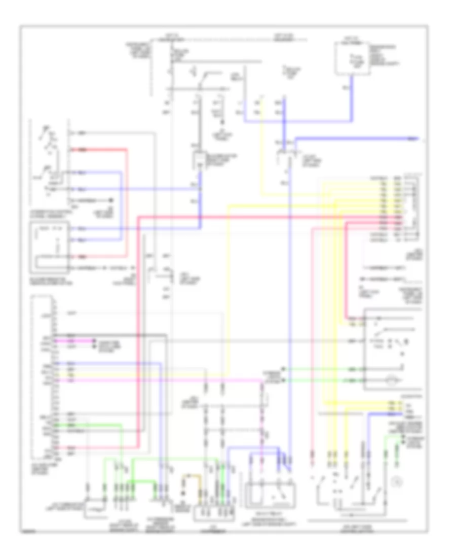 3.5L, Manual AC Wiring Diagram (1 of 2) for Toyota RAV4 EV 2012