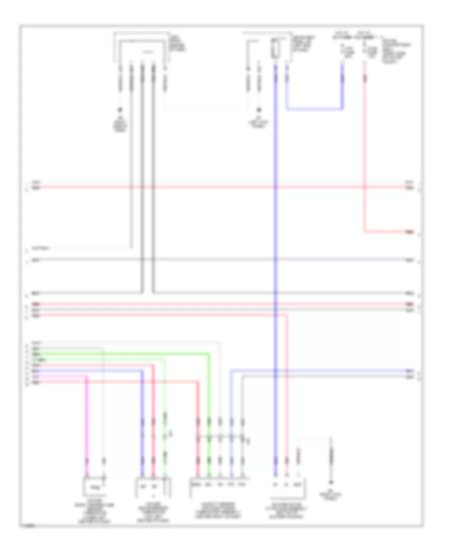 EV, Automatic AC Wiring Diagram (2 of 5) for Toyota RAV4 EV 2012