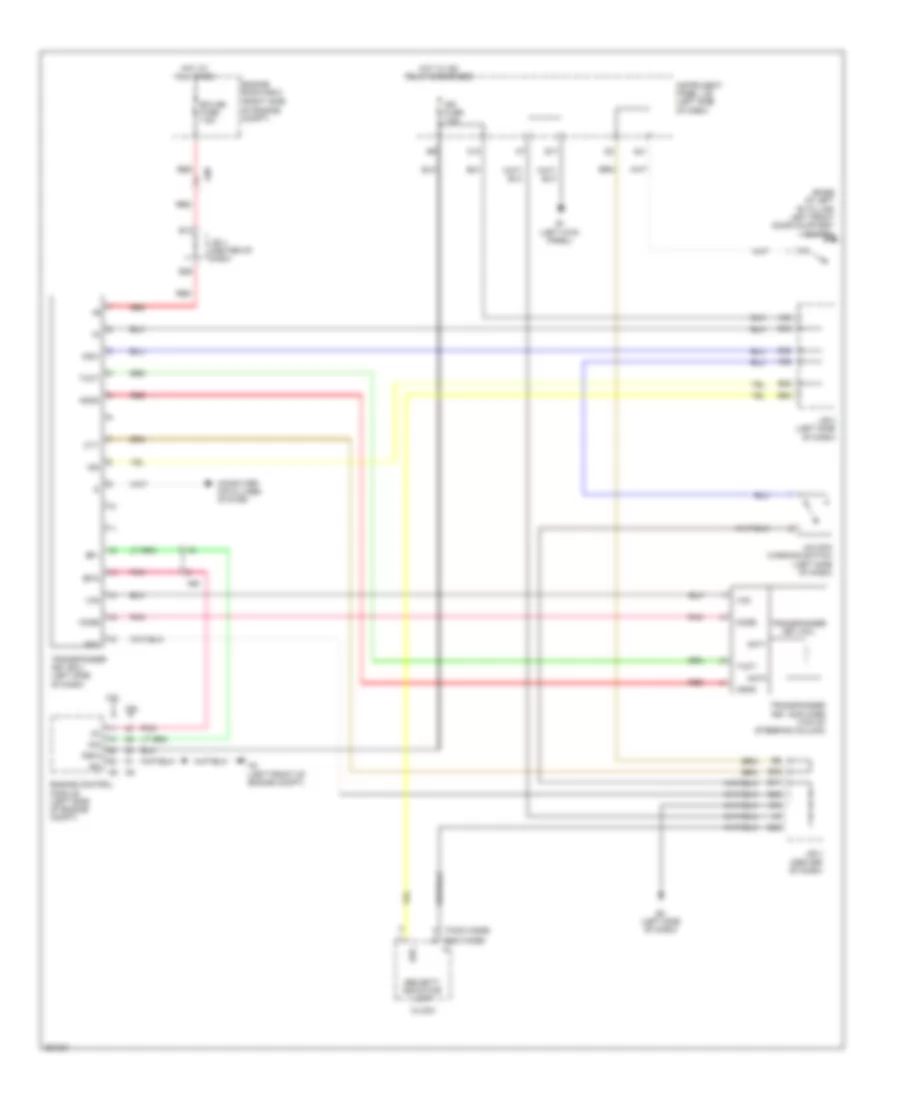 Immobilizer Wiring Diagram, without Smart Key System for Toyota RAV4 EV 2012