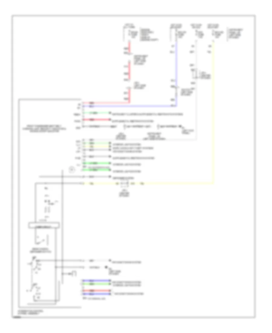Integration Control and Panel Wiring Diagram TMC Made for Toyota RAV4 EV 2012