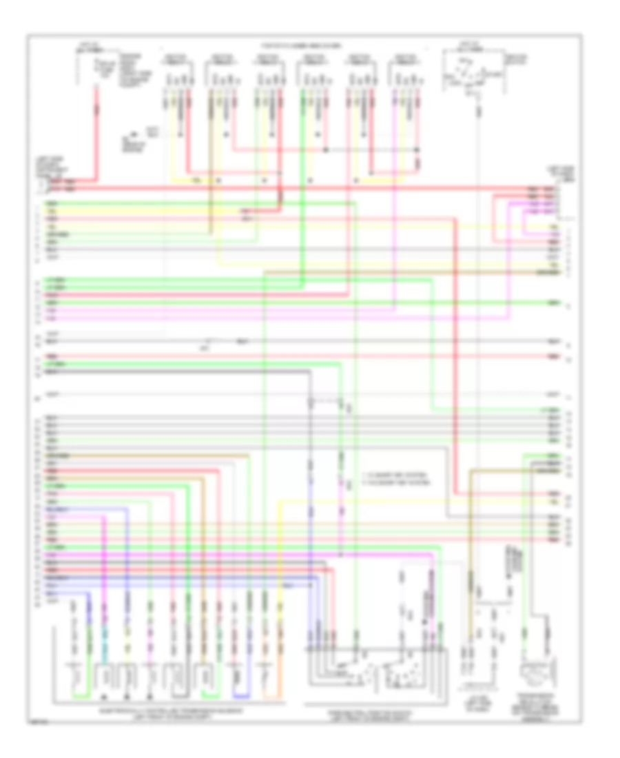 3.5L, Engine Performance Wiring Diagram (3 of 5) for Toyota RAV4 EV 2012