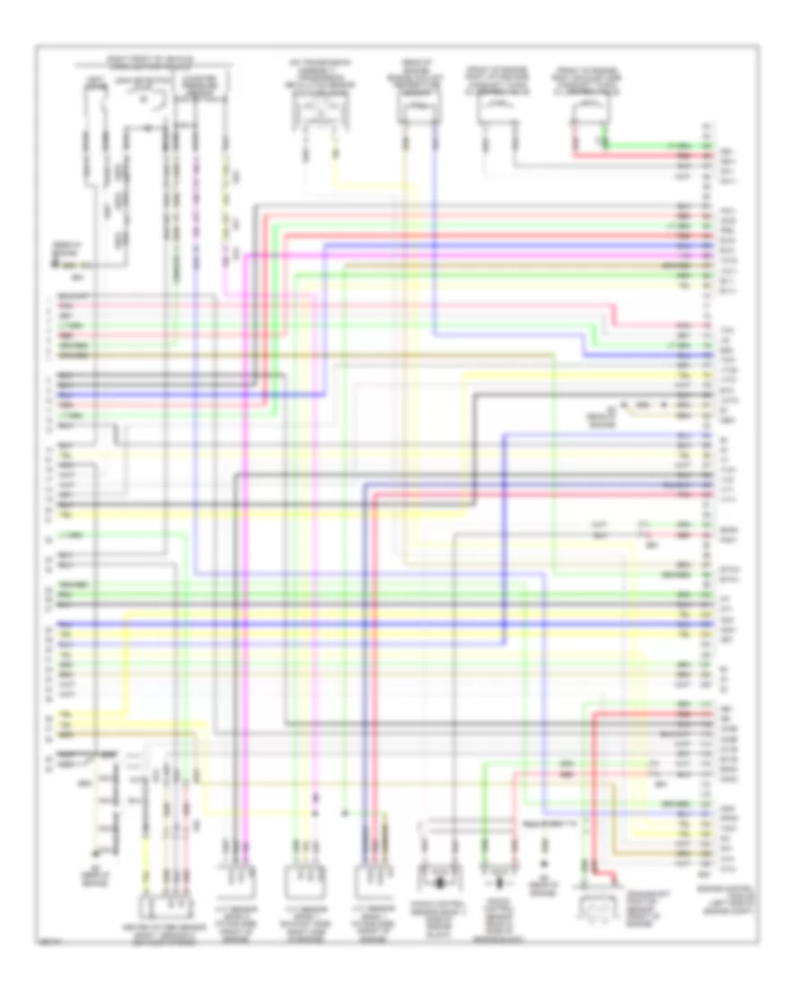 3.5L, Engine Performance Wiring Diagram (5 of 5) for Toyota RAV4 EV 2012