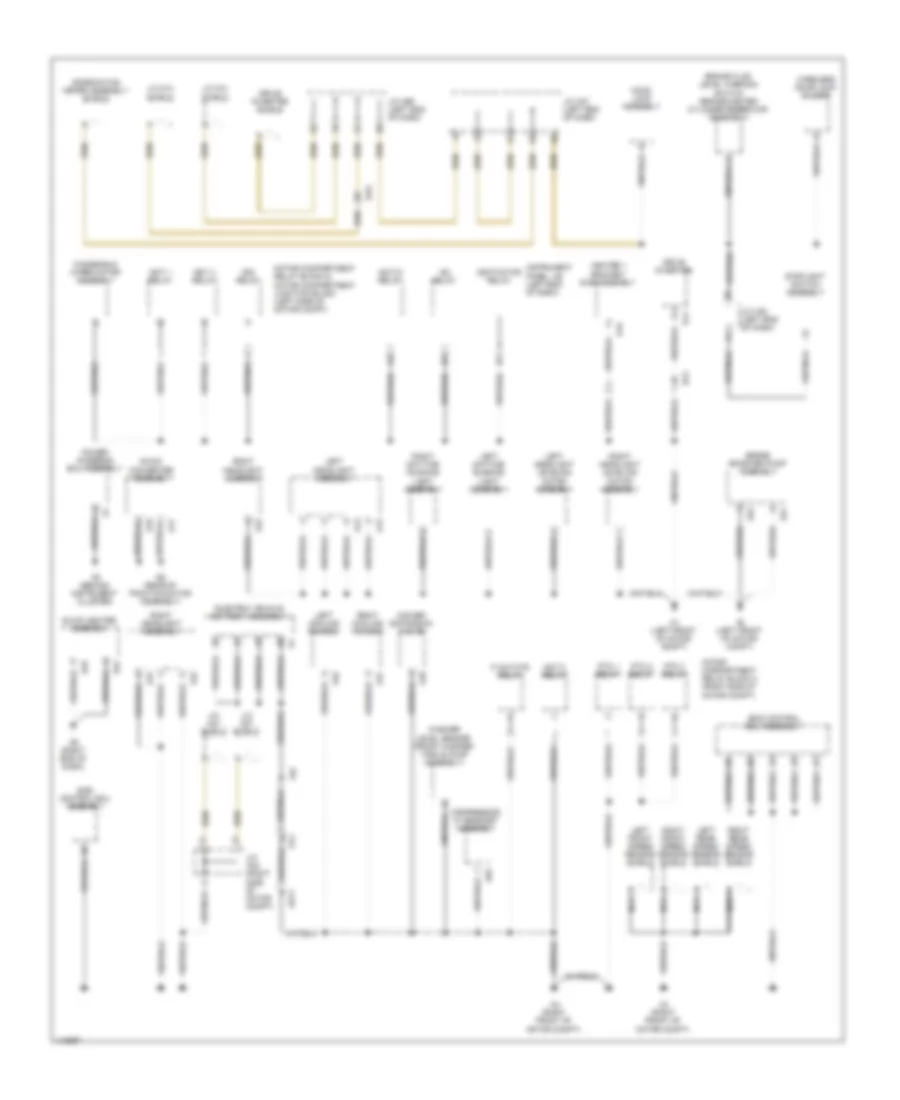 Ground Distribution Wiring Diagram EV 1 of 4 for Toyota RAV4 EV 2012