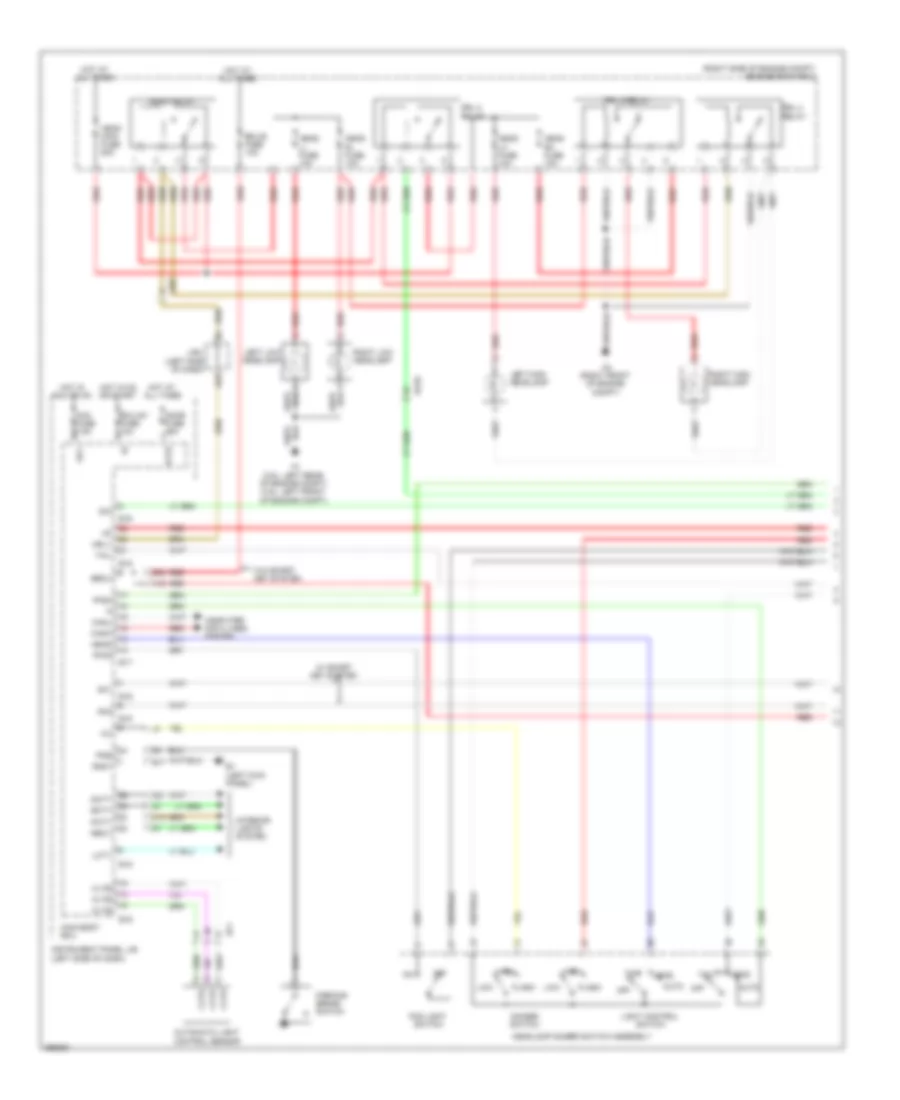Headlights Wiring Diagram, Except EV with DRL (1 of 2) for Toyota RAV4 EV 2012