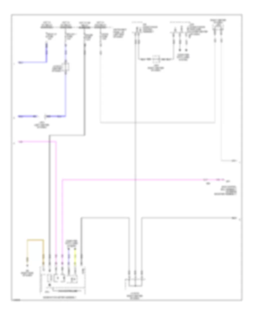 Navigation Wiring Diagram EV 2 of 3 for Toyota RAV4 EV 2012