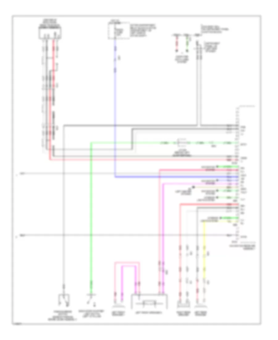 Navigation Wiring Diagram EV 3 of 3 for Toyota RAV4 EV 2012