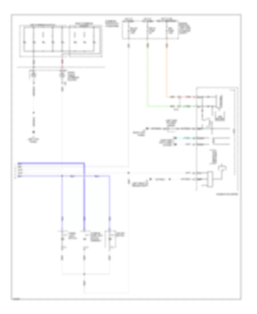 Instrument Illumination Wiring Diagram 2 of 2 for Toyota Tundra Platinum 2014