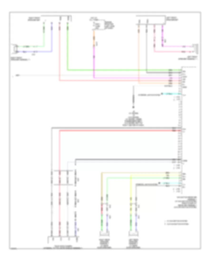 Navigation Wiring Diagram with Built in Amplifier 3 of 3 for Toyota Tundra Platinum 2014