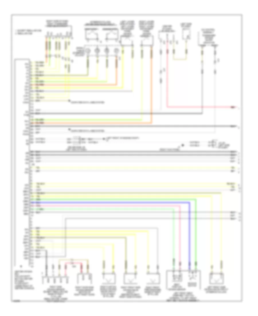 Supplemental Restraints Wiring Diagram 1 of 2 for Toyota Tundra Platinum 2014