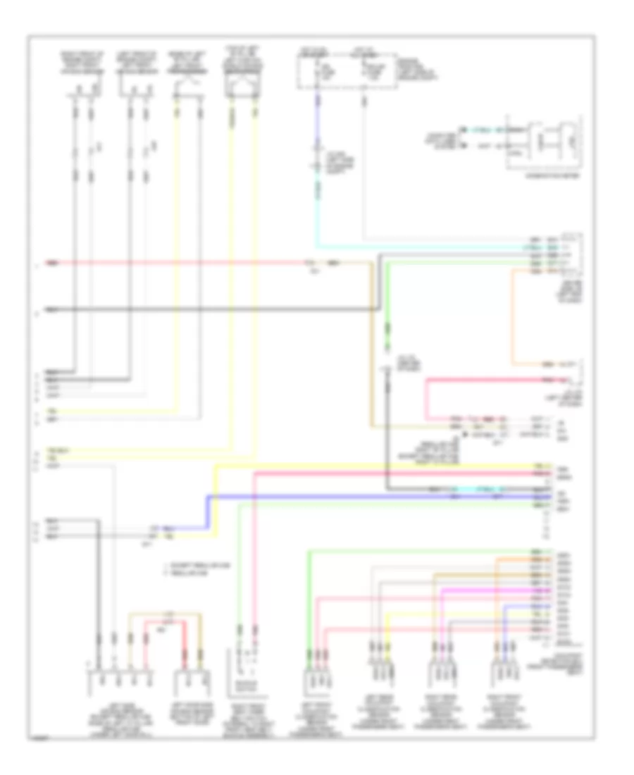Supplemental Restraints Wiring Diagram (2 of 2) for Toyota Tundra Platinum 2014