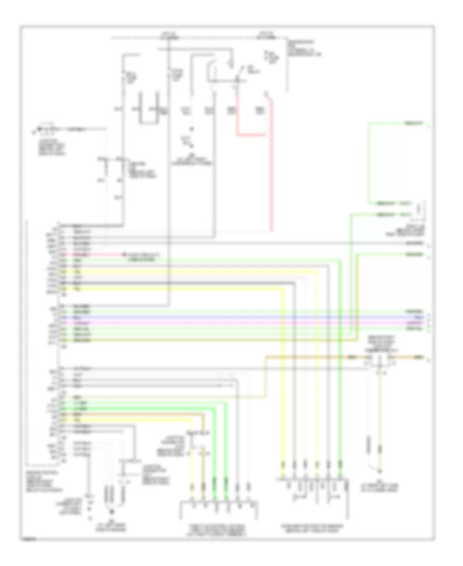 Cruise Control Wiring Diagram 1 of 2 for Toyota Matrix 2008