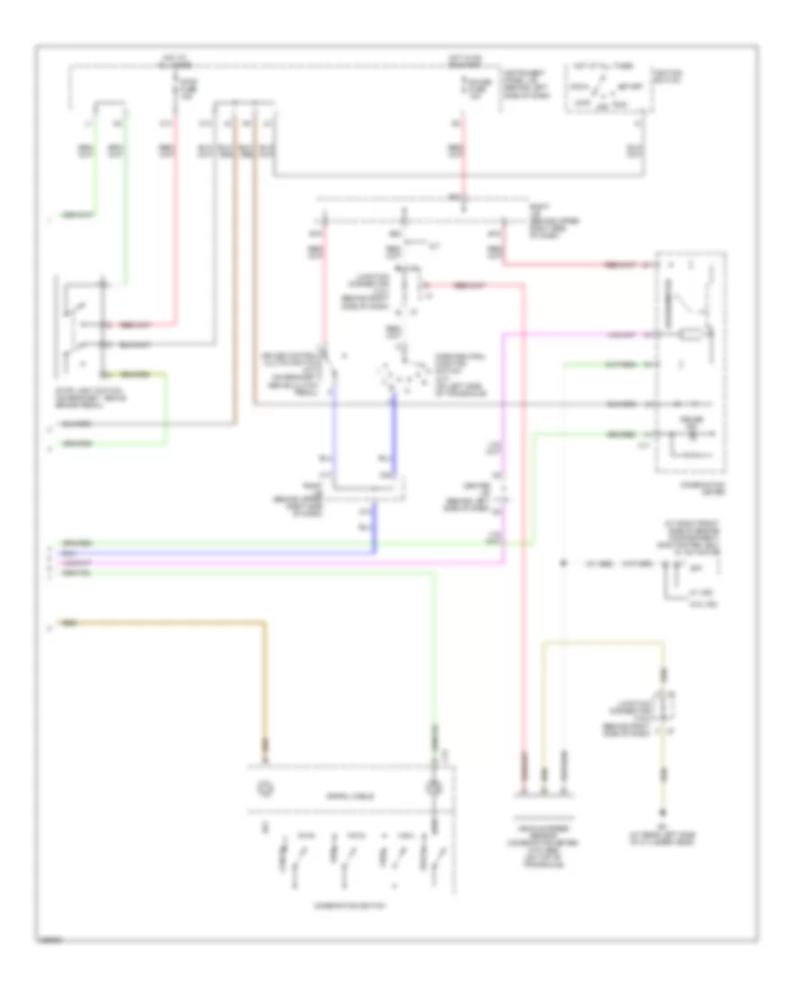 Cruise Control Wiring Diagram 2 of 2 for Toyota Matrix 2008