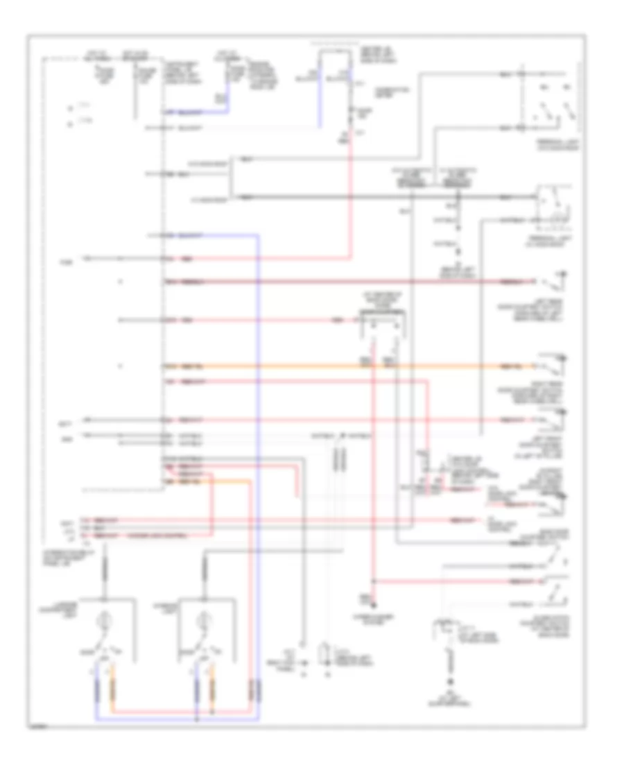 Courtesy Lamps Wiring Diagram for Toyota Matrix 2008