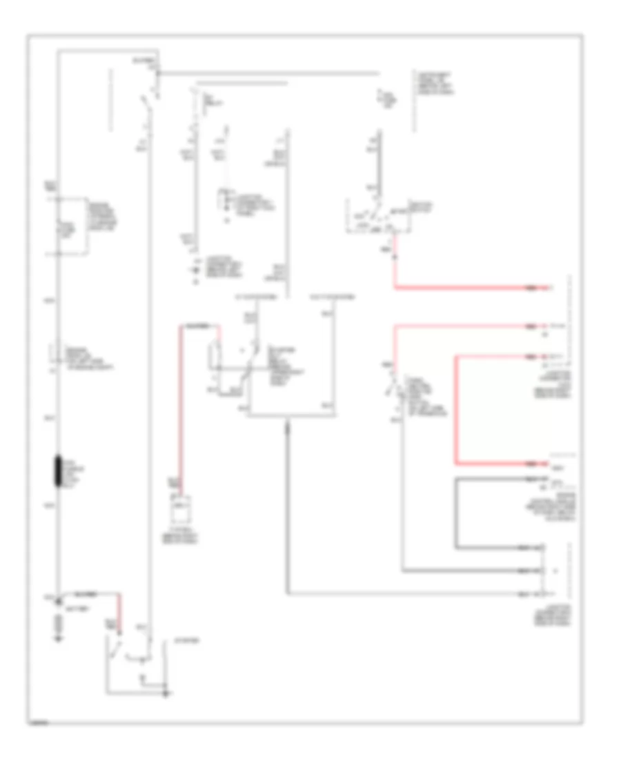 Starting Wiring Diagram A T for Toyota Matrix 2008