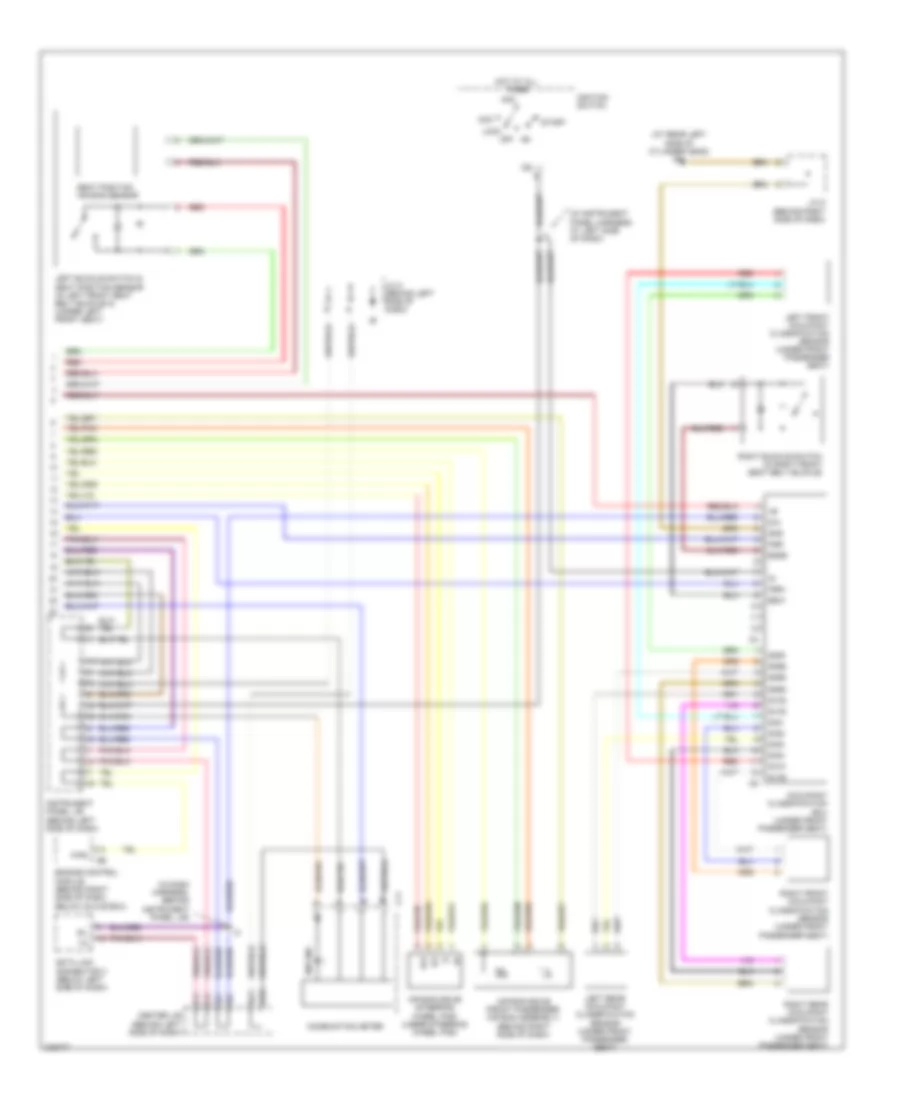 Supplemental Restraints Wiring Diagram (2 of 2) for Toyota Matrix 2008