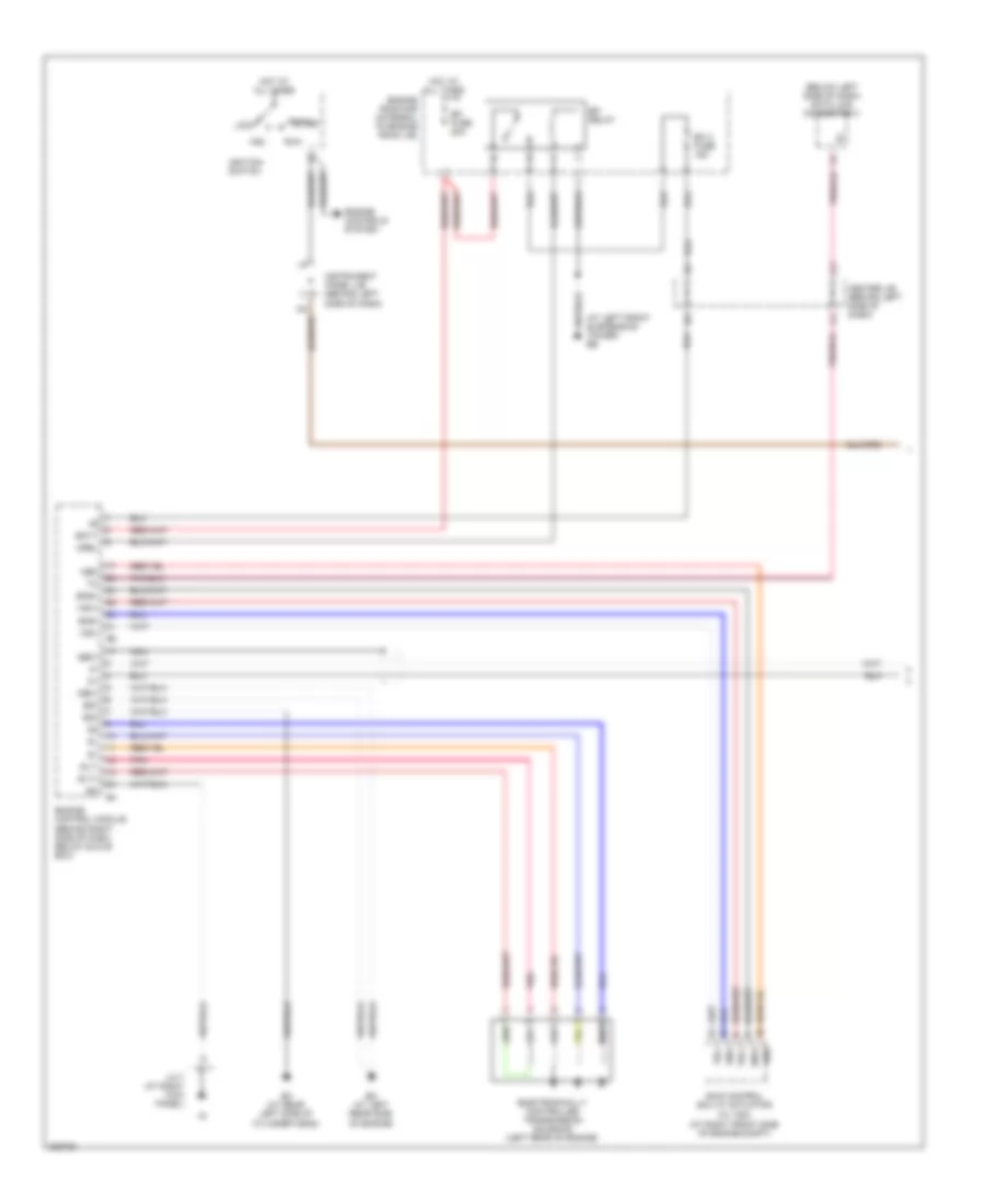 Transmission Wiring Diagram 1 of 2 for Toyota Matrix 2008