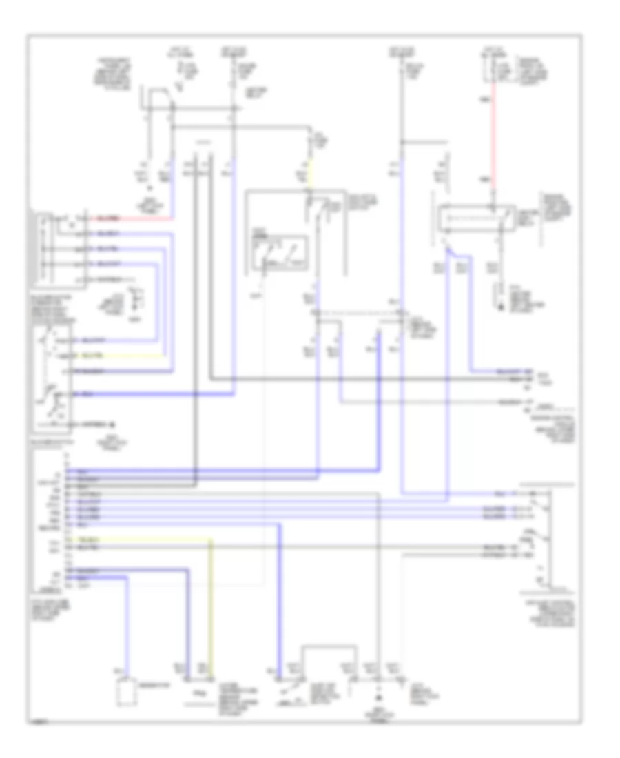 Heater Wiring Diagram for Toyota ECHO 2000