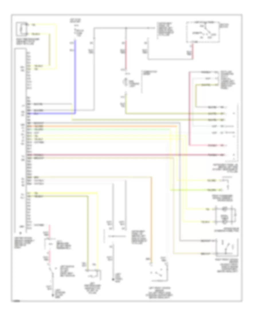 Supplemental Restraint Wiring Diagram for Toyota ECHO 2000
