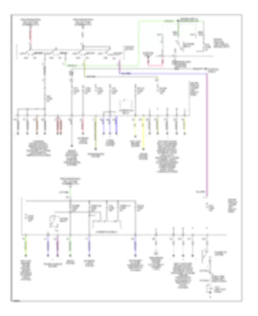 Power Distribution Wiring Diagram 2 of 2 for Toyota Tundra 2002