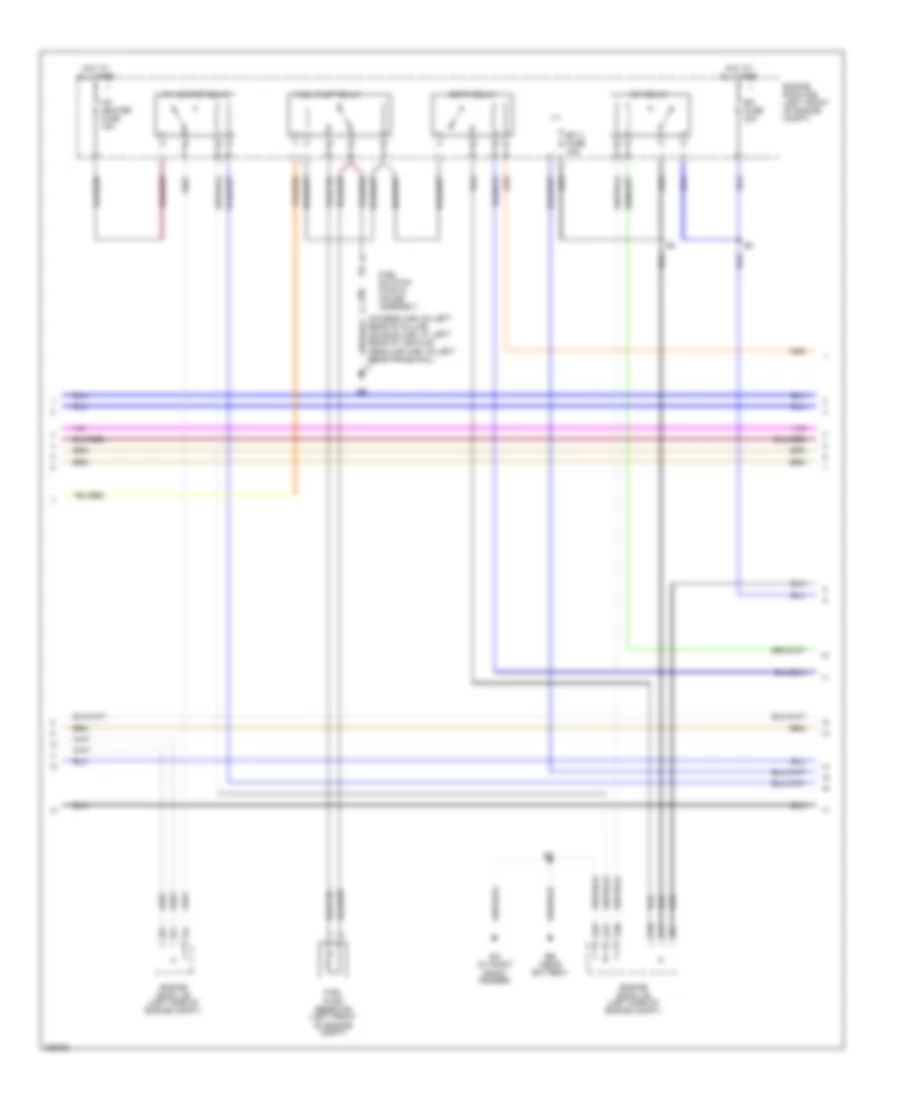 4.0L, Engine Performance Wiring Diagram (4 of 6) for Toyota Tacoma PreRunner 2005