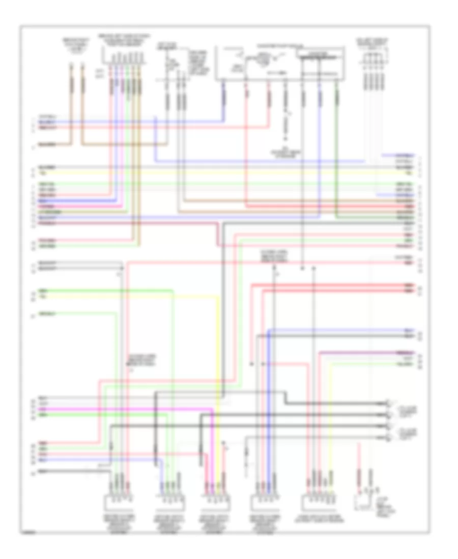 4.0L, Engine Performance Wiring Diagram (2 of 7) for Toyota Tundra 2006