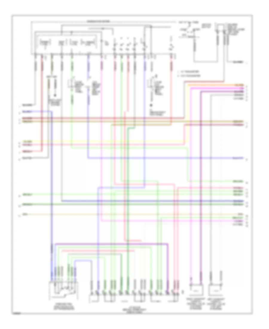 4.0L, Engine Performance Wiring Diagram (6 of 7) for Toyota Tundra 2006