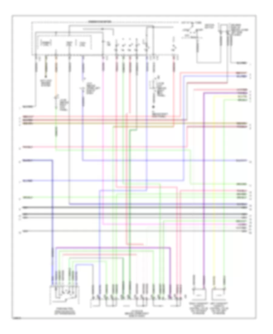 4.7L, Engine Performance Wiring Diagram, AccessStandard Cab (6 of 7) for Toyota Tundra 2006