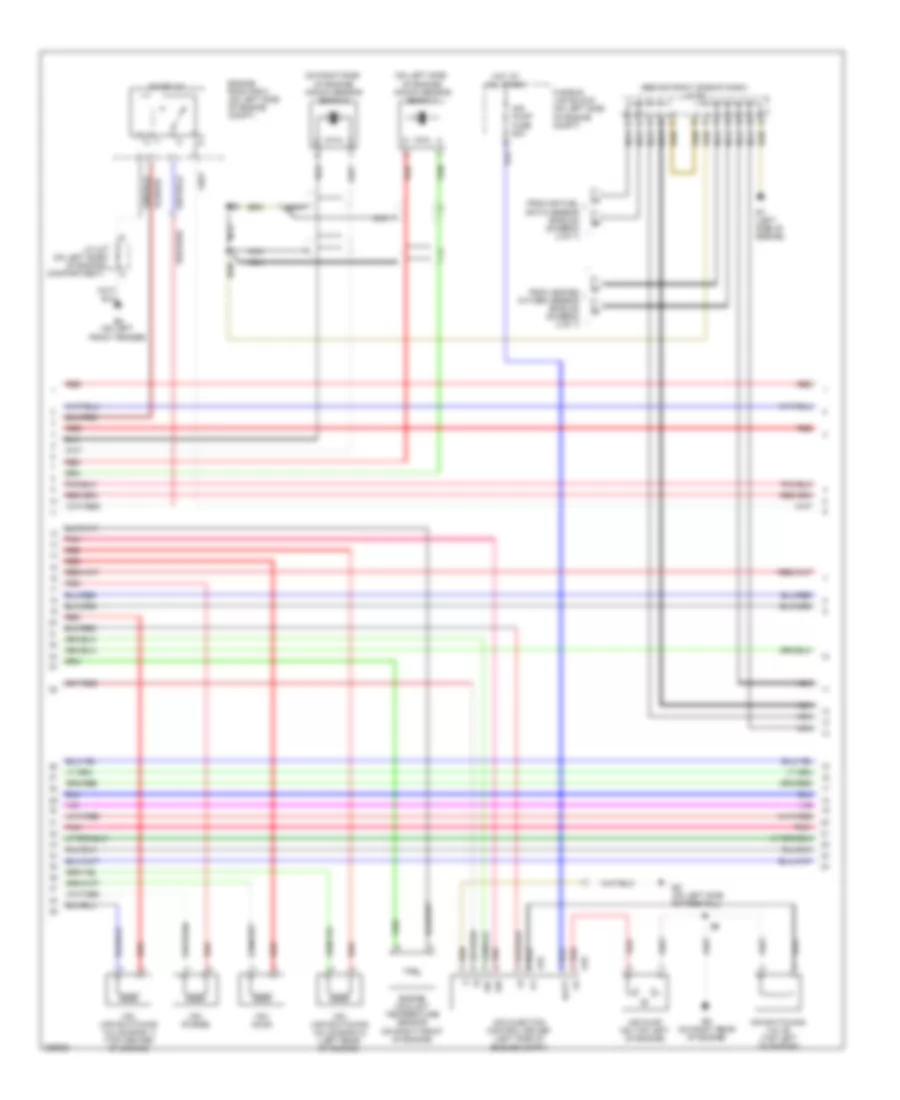 4.7L, Engine Performance Wiring Diagram, Double Cab (4 of 7) for Toyota Tundra 2006