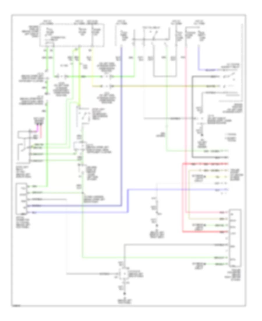 Trailer Tow Wiring Diagram, AccessStandard Cab for Toyota Tundra 2006