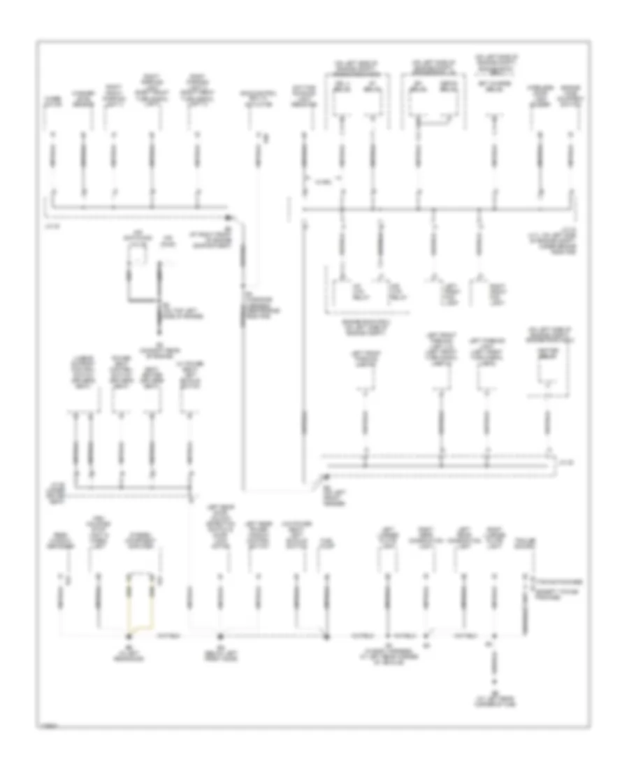 Ground Distribution Wiring Diagram, Double Cab (1 of 3) for Toyota Tundra 2006