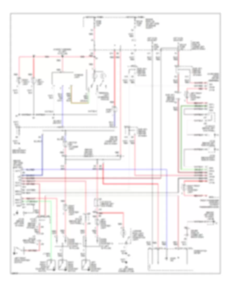 Courtesy Lamps Wiring Diagram, Double Cab for Toyota Tundra 2006