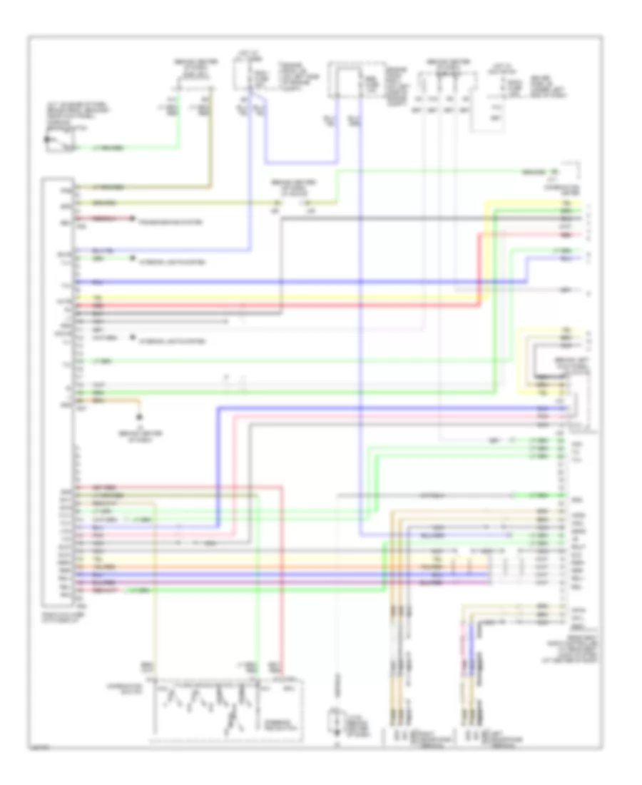 8-Speaker System Wiring Diagram, Double Cab with Navigation (1 of 2) for Toyota Tundra 2006