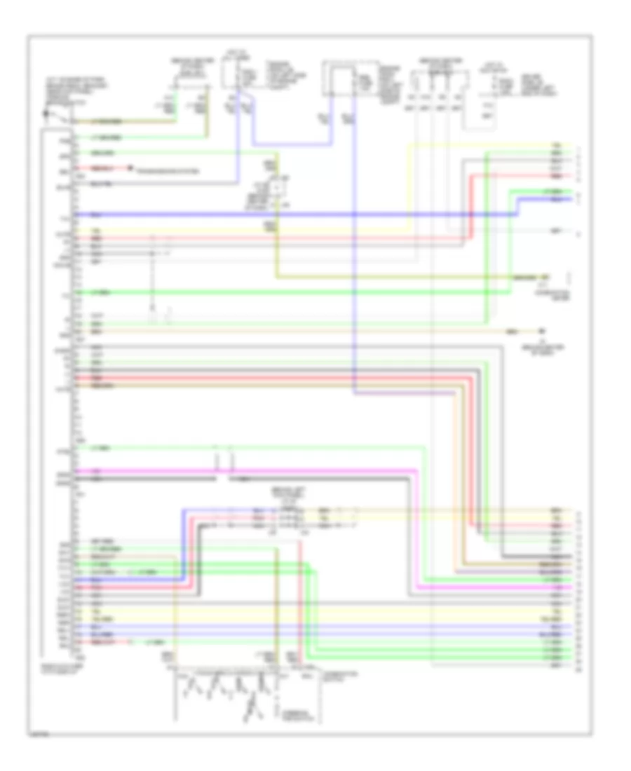 Rear Seat Entertainment Wiring Diagram, Double Cab with Navigation (1 of 3) for Toyota Tundra 2006