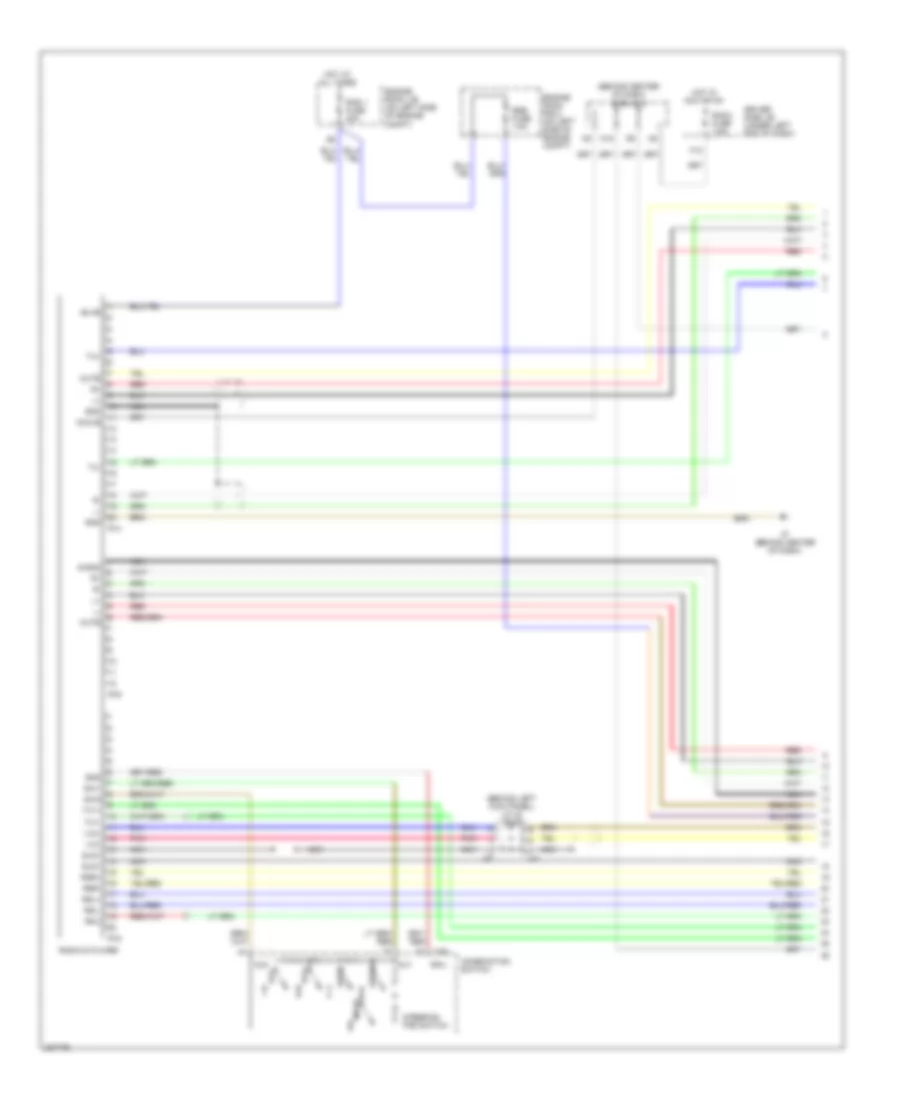 Rear Seat Entertainment Wiring Diagram, Double Cab without Navigation (1 of 3) for Toyota Tundra 2006