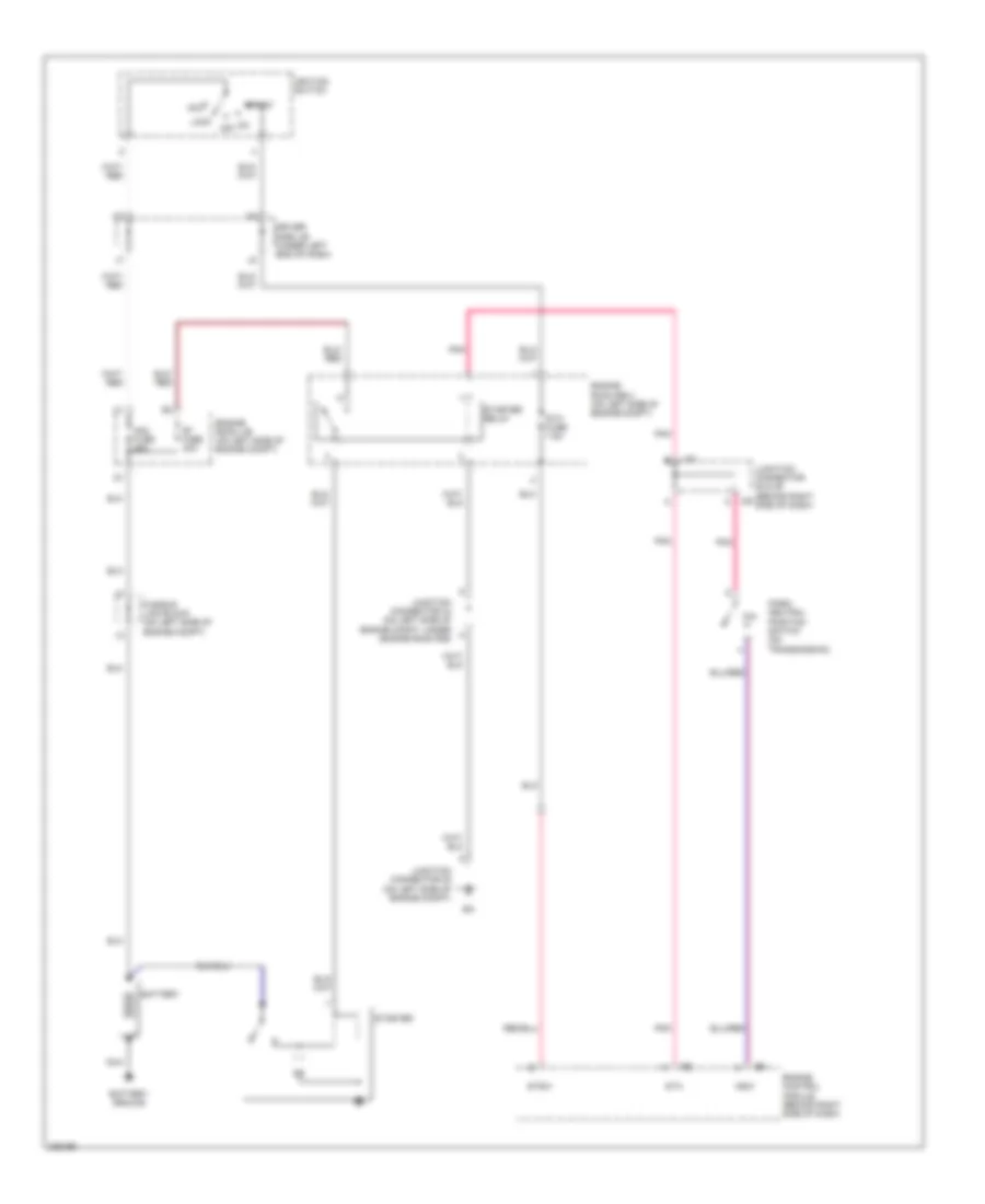 Starting Wiring Diagram, Double Cab for Toyota Tundra 2006