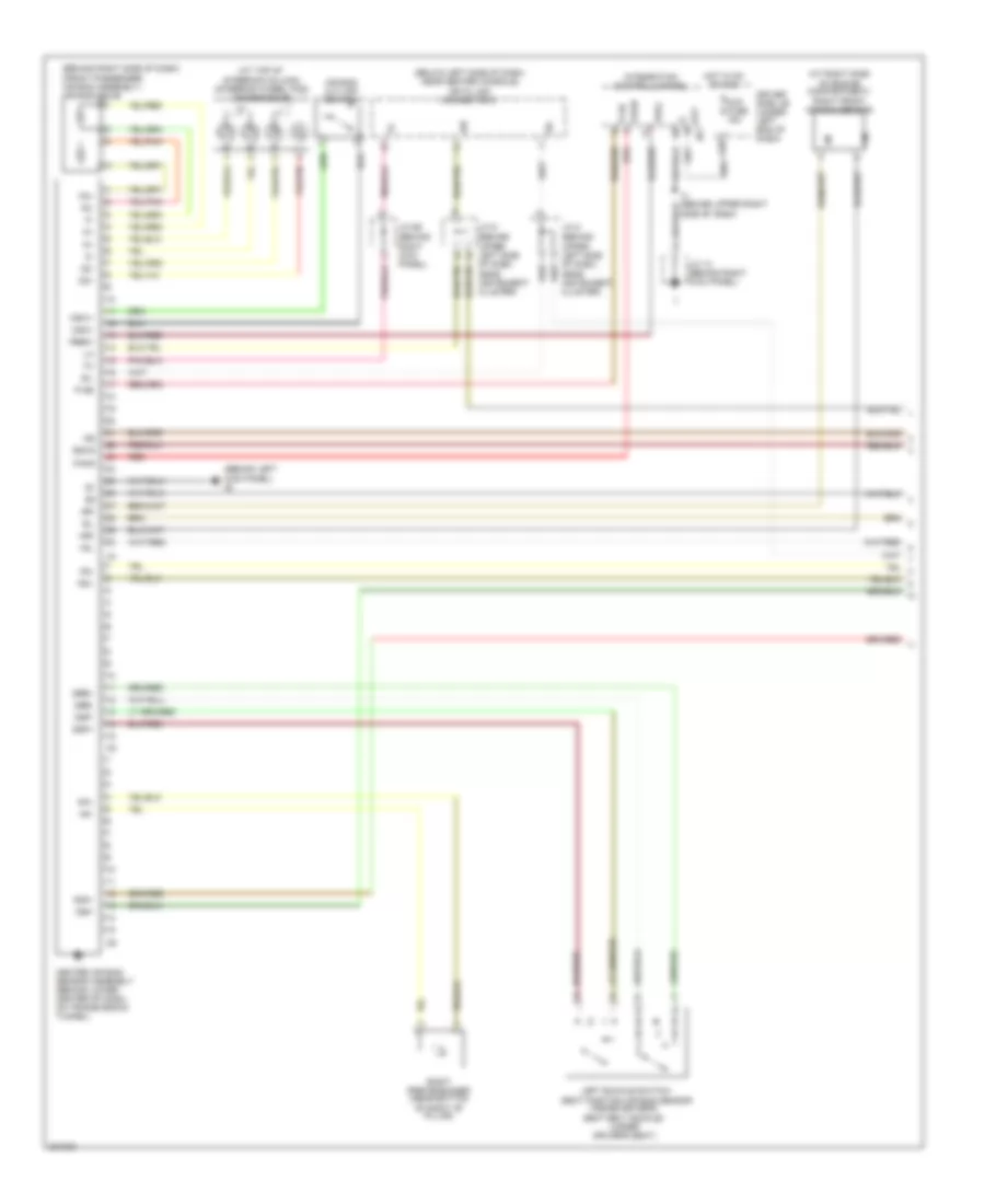 Supplemental Restraints Wiring Diagram Access Cab with Captain Seat 1 of 2 for Toyota Tundra 2006