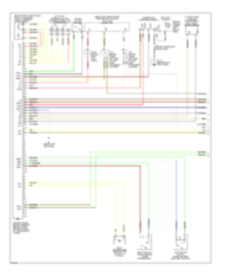 Supplemental Restraints Wiring Diagram, AccessStandard Cab with Bench Seat (1 of 2) for Toyota Tundra 2006