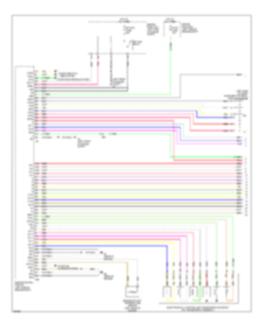 2.5L, AT Wiring Diagram (1 of 2) for Toyota RAV4 Limited 2012